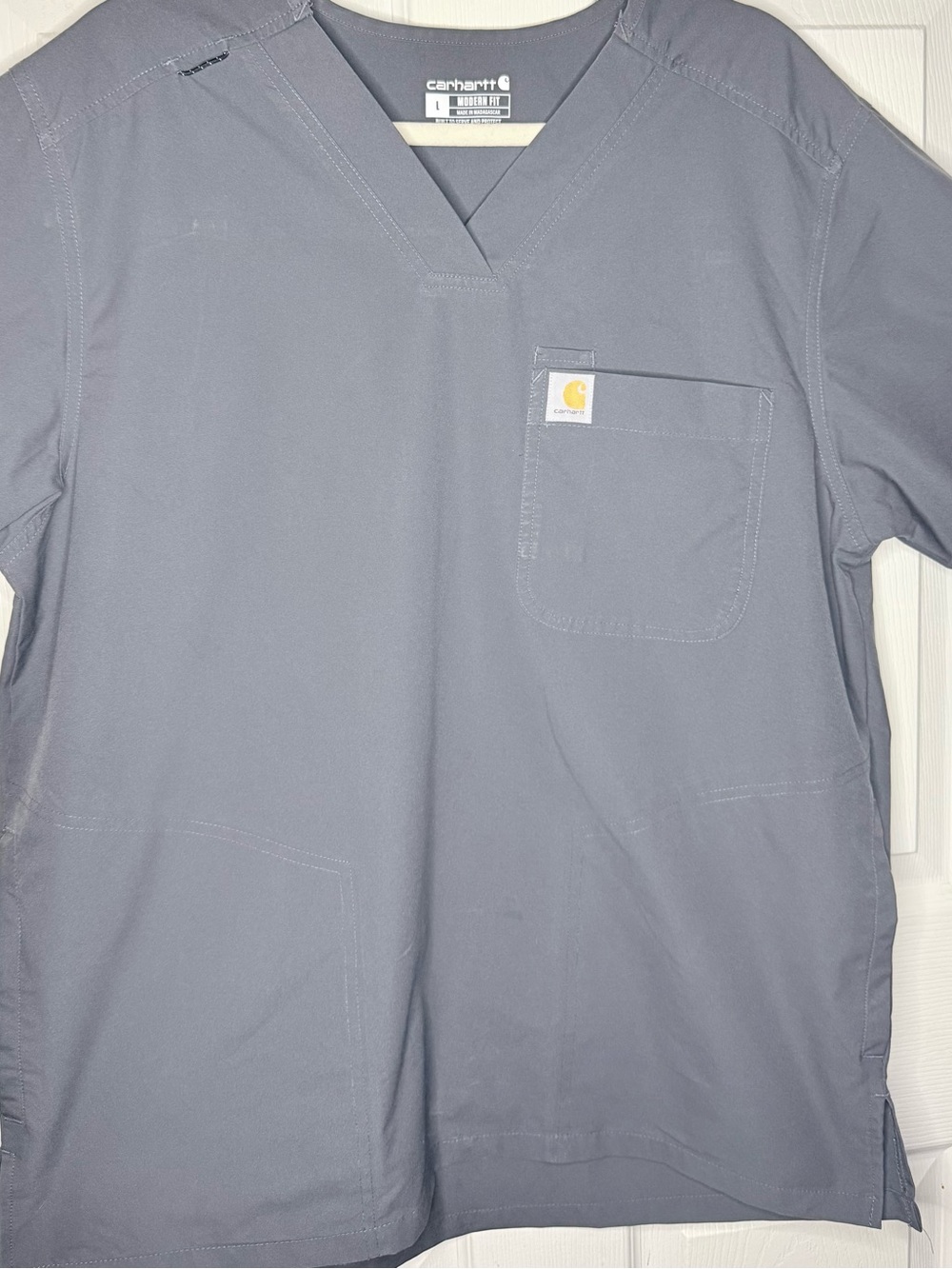 Carhartt Men’s V-Neck Work Top - Gray